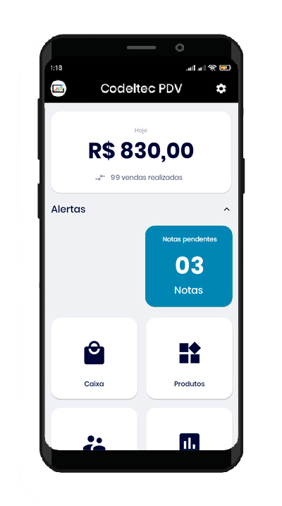 CodeltecPDv Notas fiscais pendentes